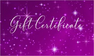 Gift Certificate for sessions